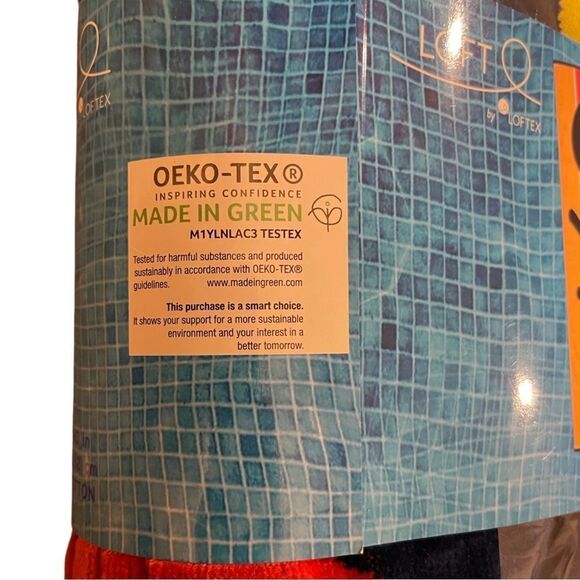 Loftex Set of 2 Youth Beach Towels Crab - Picture 7 of 8